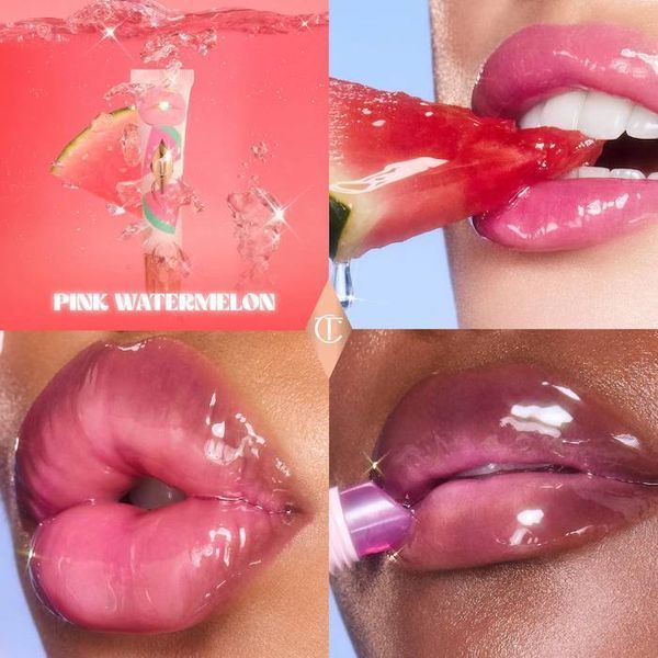 Олія для губ Charlotte Tilbury Unreal Lips Healthy Glow Nectar Oil - Juicylicious Pink Watermelon 14 мл  COS-264 фото