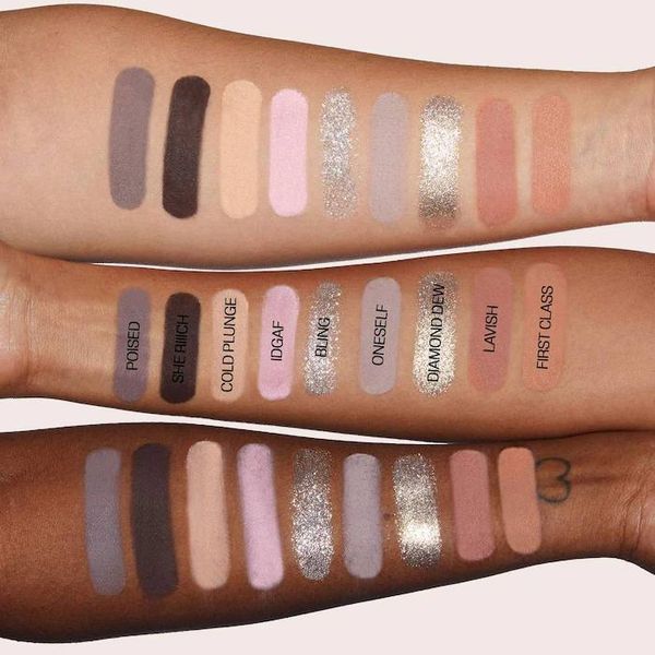 Палетка тіней Huda Beauty Icy Nude Eyeshadow Palette COS-346 фото