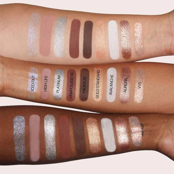 Палетка тіней Huda Beauty Icy Nude Eyeshadow Palette COS-346 фото
