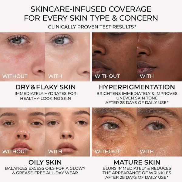 Тональный крем NATASHA DENONA Hy-Glam Foundation Hydrating & Blurring Luminous Longwear Serum - 2N, 30 мл COS-358 фото