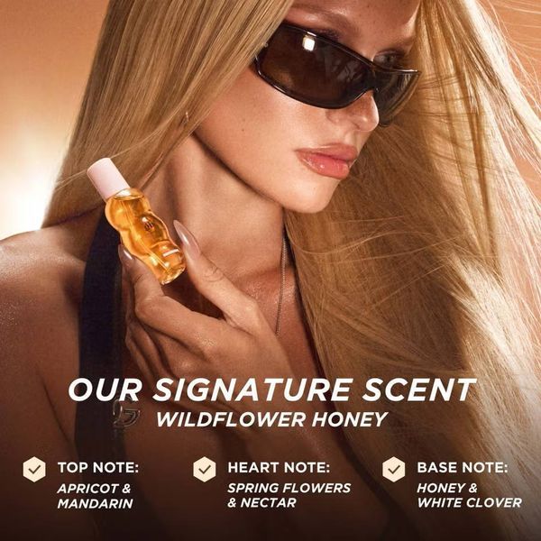 Подарунковий набір Gisou Sparkle & Spritz (парфум для волосся 15 мл + олія для губ 8 мл) COS-312 фото