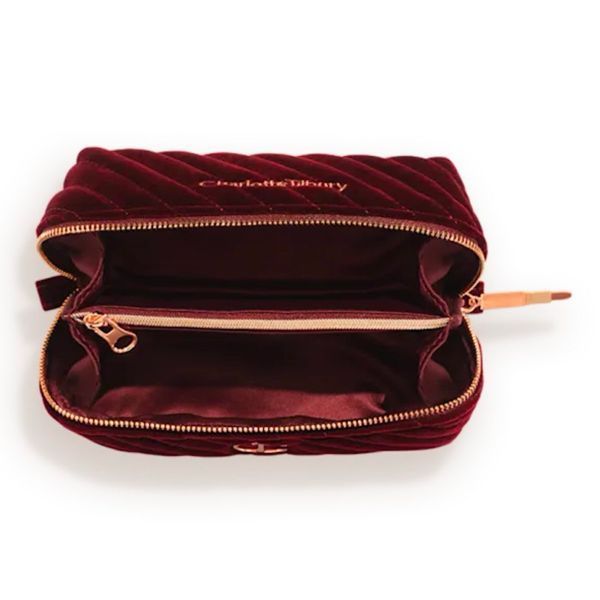 Косметичка-органайзер Charlotte Tilbury Makeup Bag of Dreams Velvet Makeup Organizer - Small (мини размер)  COS-218 фото