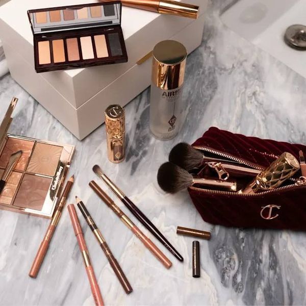 Косметичка-органайзер Charlotte Tilbury Makeup Bag of Dreams Velvet Makeup Organizer - Small (мини размер)  COS-218 фото