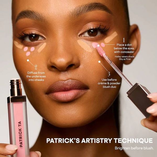 Жидкие румяна PATRICK TA Liquid Transition Brightening Blush - Shy At First COS-463 фото