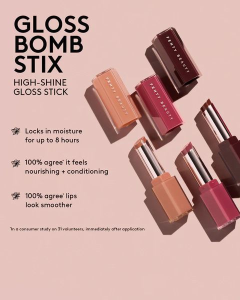 Помада Fenty Beauty Gloss Bomb Stix High-Shine Gloss Stick - 02 Fussy  COS-186 фото