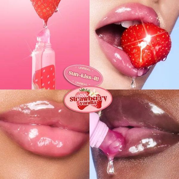 Олія для губ Charlotte Tilbury Unreal Lips Healthy Glow Nectar Oil - Juicylicious Strawberry Vanilla 14 мл  COS-265 фото