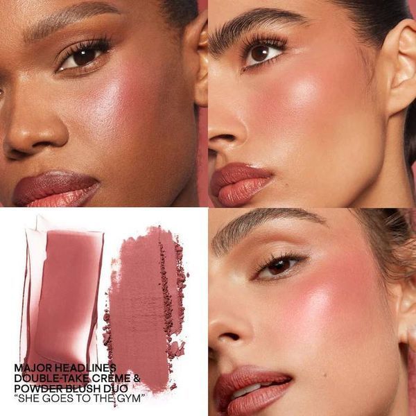 Рум'яна PATRICK TA Mini Major Headlines Double-Take Cr&egrave;me & Powder Blush Duo - She Goes To The Gym COS-468 фото