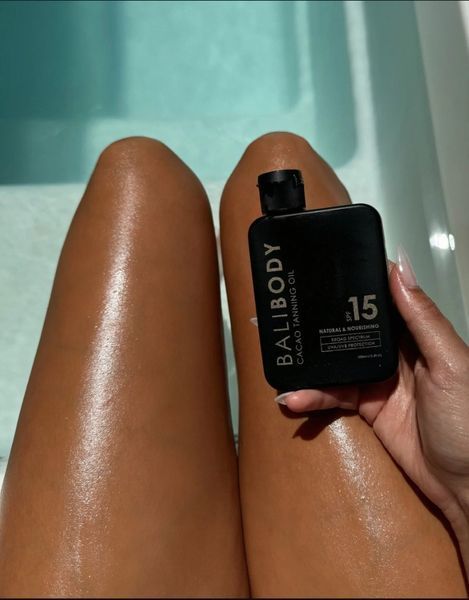 Олія для засмаги BALI BODY Cacao Tanning Oil SPF 15 COS-425 фото