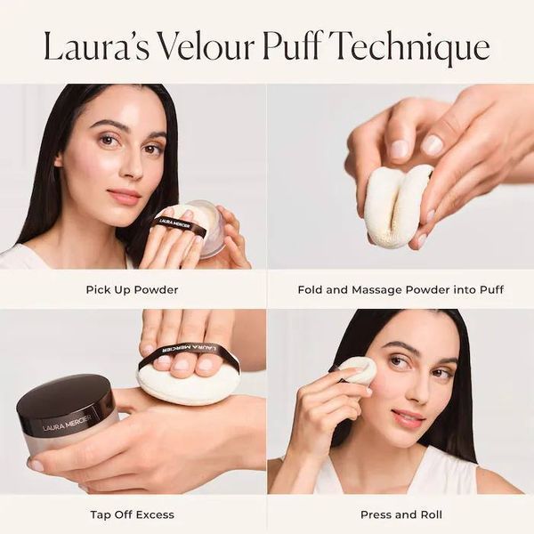 Розсипчаста пудра з пуфом Laura Mercier Translucent Loose Powder & Velour Puff 29 г COS-326 фото