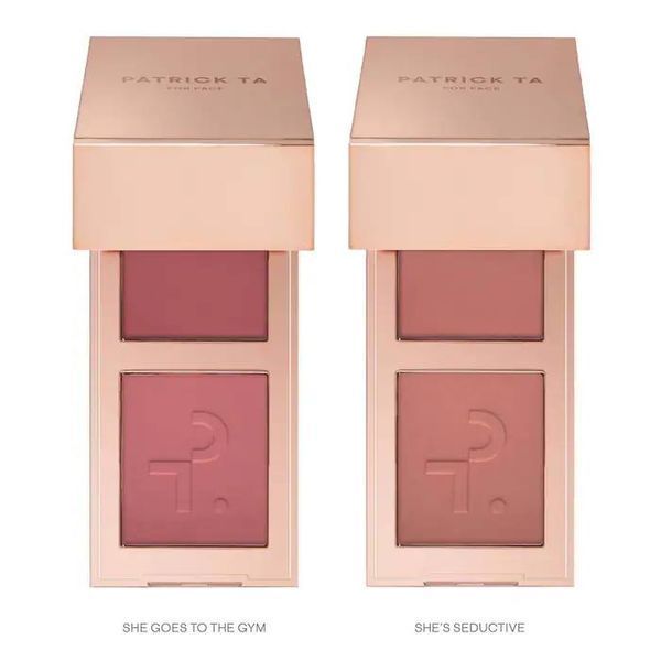 Набор румян Patrick Ta Mini Must Have Brush Duo Set (She Goes To The Gym, She's Seductive) COS-393 фото