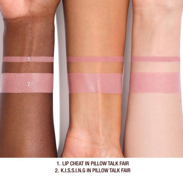 Набор для губ помада и карандаш Charlotte Tilbury Lipstick & Liner Set - Pillow Talk Fair mini  COS-167 фото