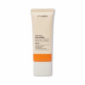 Солнцезащитный крем Who Cares Bifida Barrier Sun Cream SPF50, 40 мл COS-448 фото