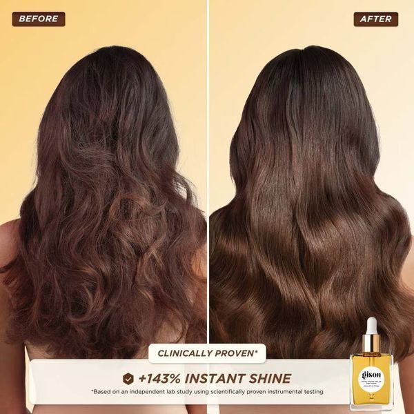 Подарочный набор Gisou Gloss & Glazed Set (Hair Oil 20 ml + Lip Oil 8 ml) COS-313 фото